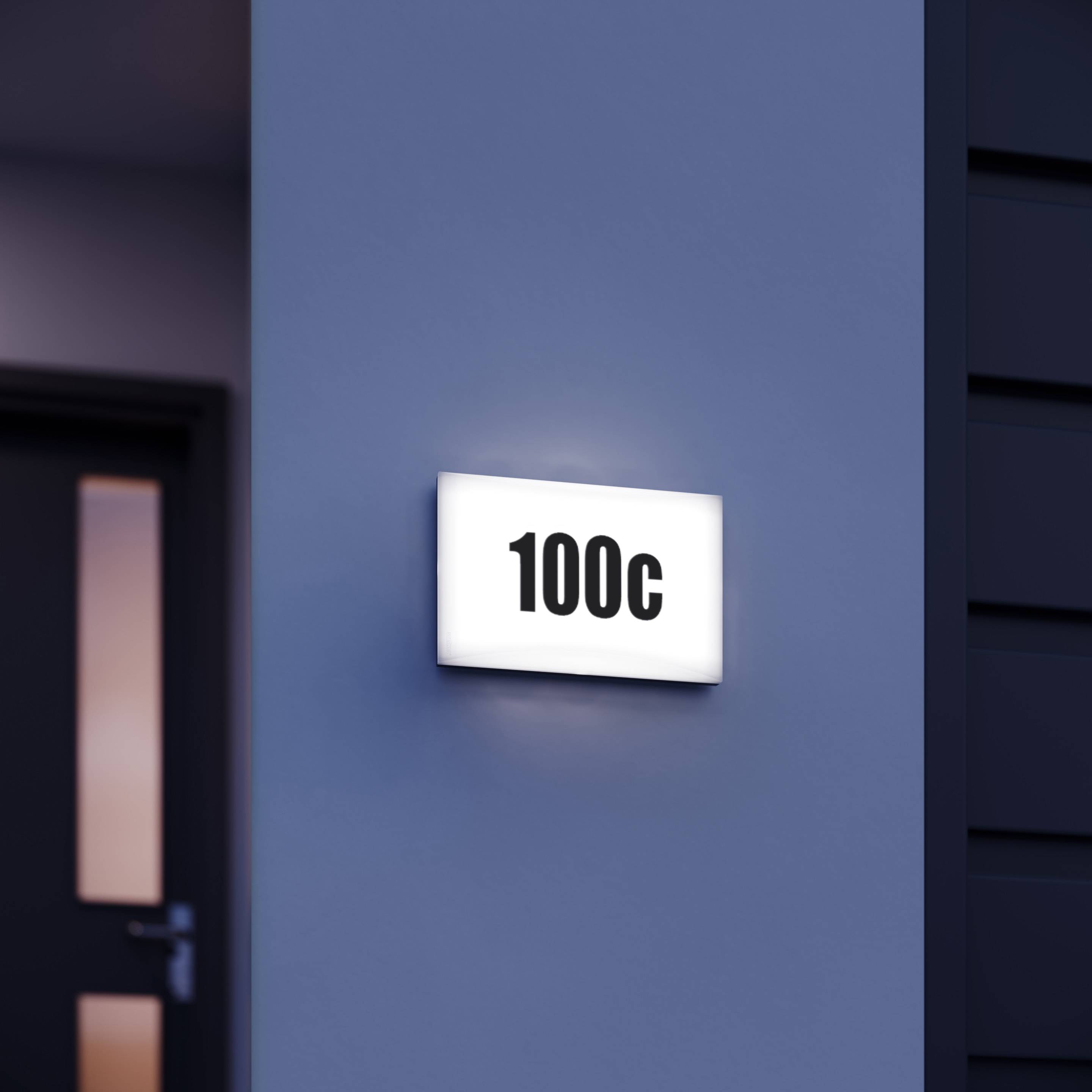 Steinel L 1 N 649715 LED-Hausnummernleuchte LED LED fest eingebaut 4.9 W Weiß