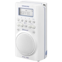 Sangean H205 Badradio DAB+, UKW Bluetooth® wasserdicht Weiß Sangean H205 Badradio DAB+, UKW Bluetooth® wasserdicht Weiß