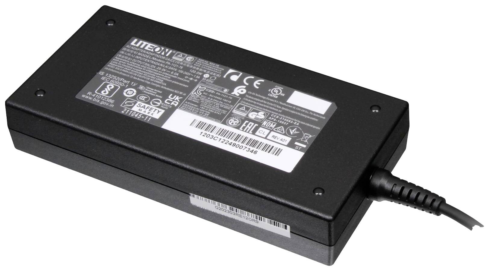 Clevo A120A007L Notebook-Netzteil 120W 19.5 V/DC 6.15A