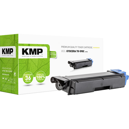 KMP Toner ersetzt Kyocera TK-590C Kompatibel Cyan 5000 Seiten K-T53