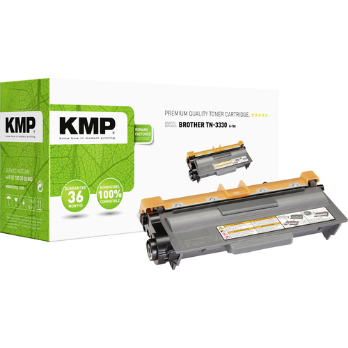 KMP Toner ersetzt Brother TN-3330, TN3330 Kompatibel Schwarz 3000 Seiten B-T88
