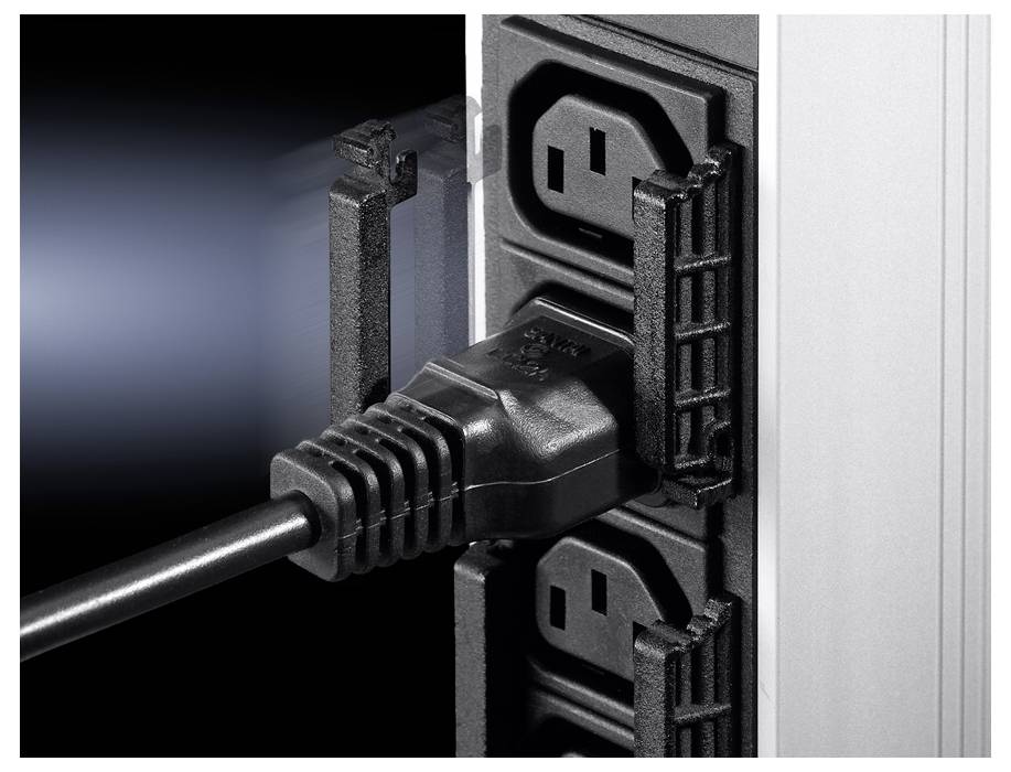 Rittal 7856013 19 Zoll Netzwerkschrank-Kabelführung Schwarz