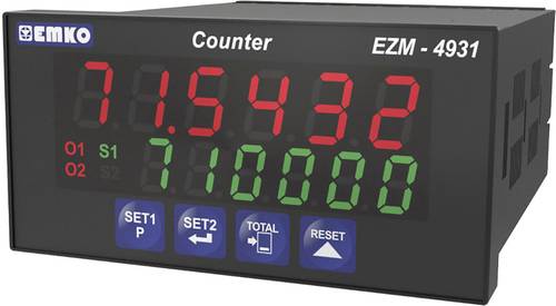Emko EZM-4931.5.00.1.1/01.00/0.0.0.0 EZM-4931.5.00.1.1/01.00/0.0.0.0 200KHz Vorwahlzähler 230V/AC N