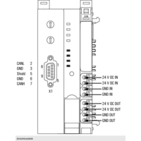 Weidmüller UR20-FBC-CAN 1334890000 SPS-Feldbuskoppler 24 V/DC Weidmüller UR20-FBC-CAN 1334890000 SPS-Feldbuskoppler 24 V/DC
