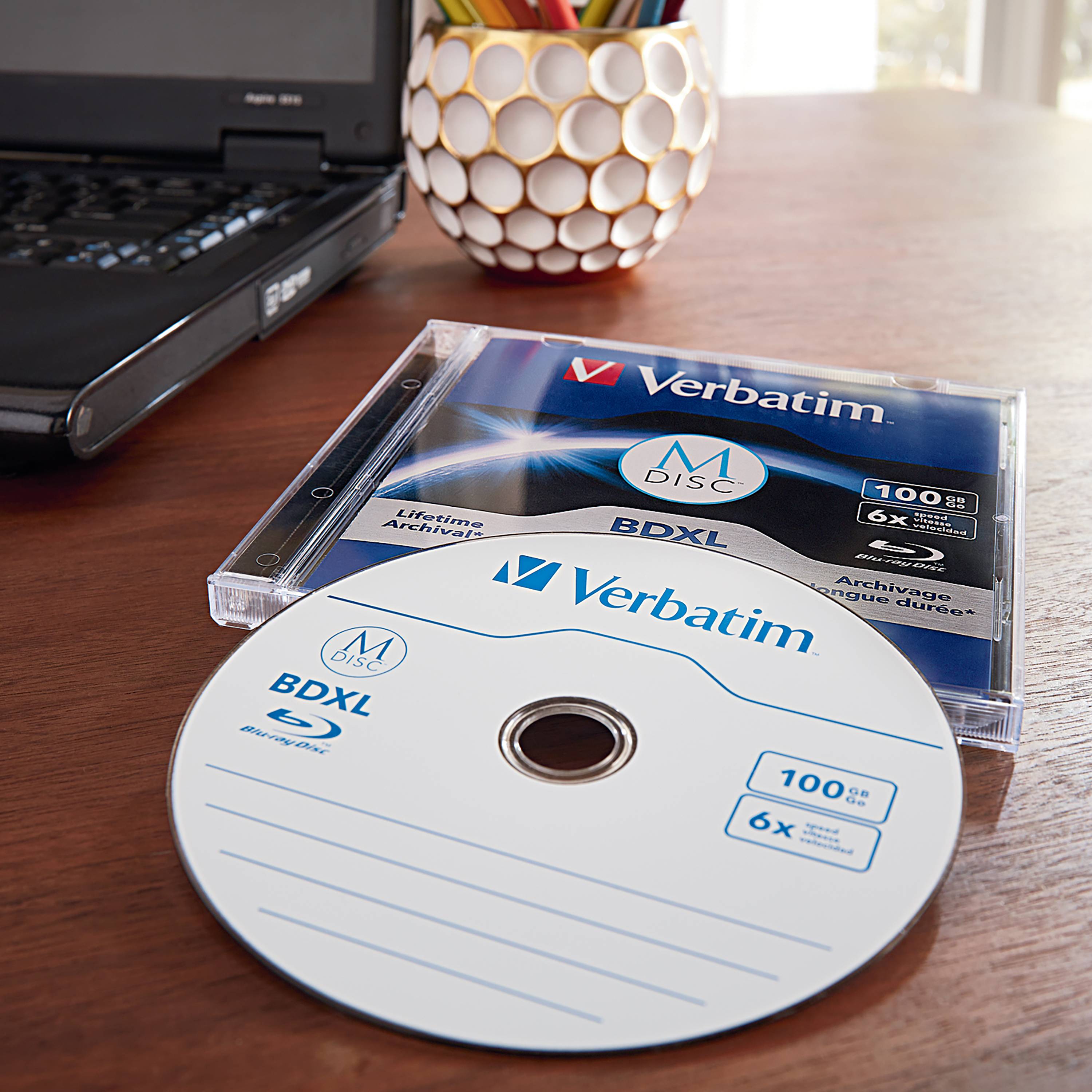 Verbatim 98912 M-DISC Blu-ray Rohling 100GB 1 St. Jewelcase