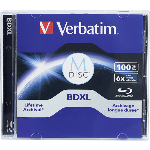 Verbatim 98912 M-DISC Blu-ray Rohling 100GB 1 St. Jewelcase