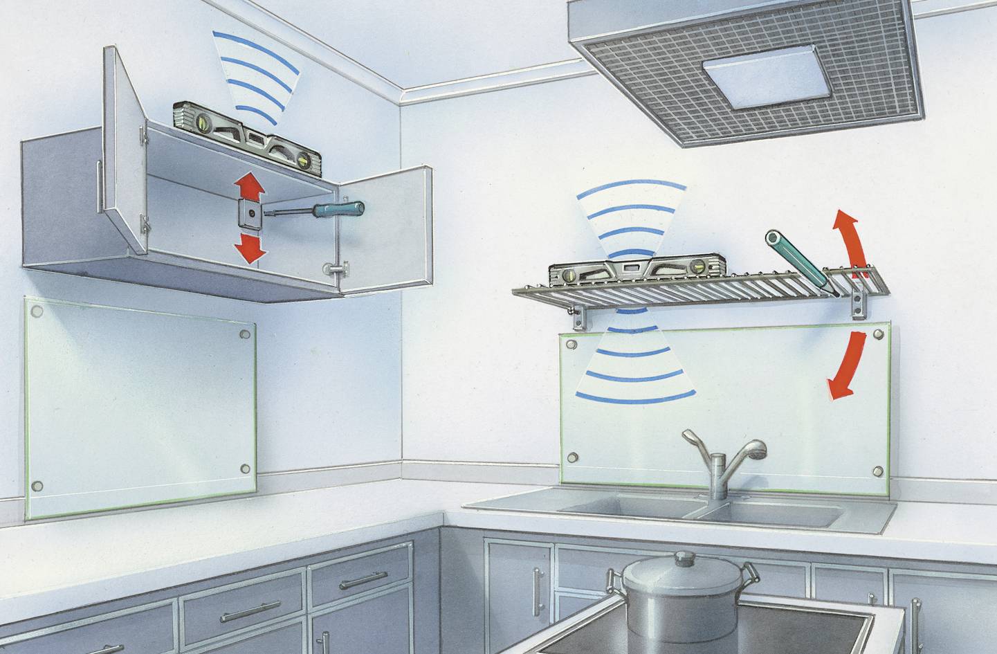 Laserliner DigiLevel Plus 60 081.251A Digitale Wasserwaage 60cm 180° 1 mm/m