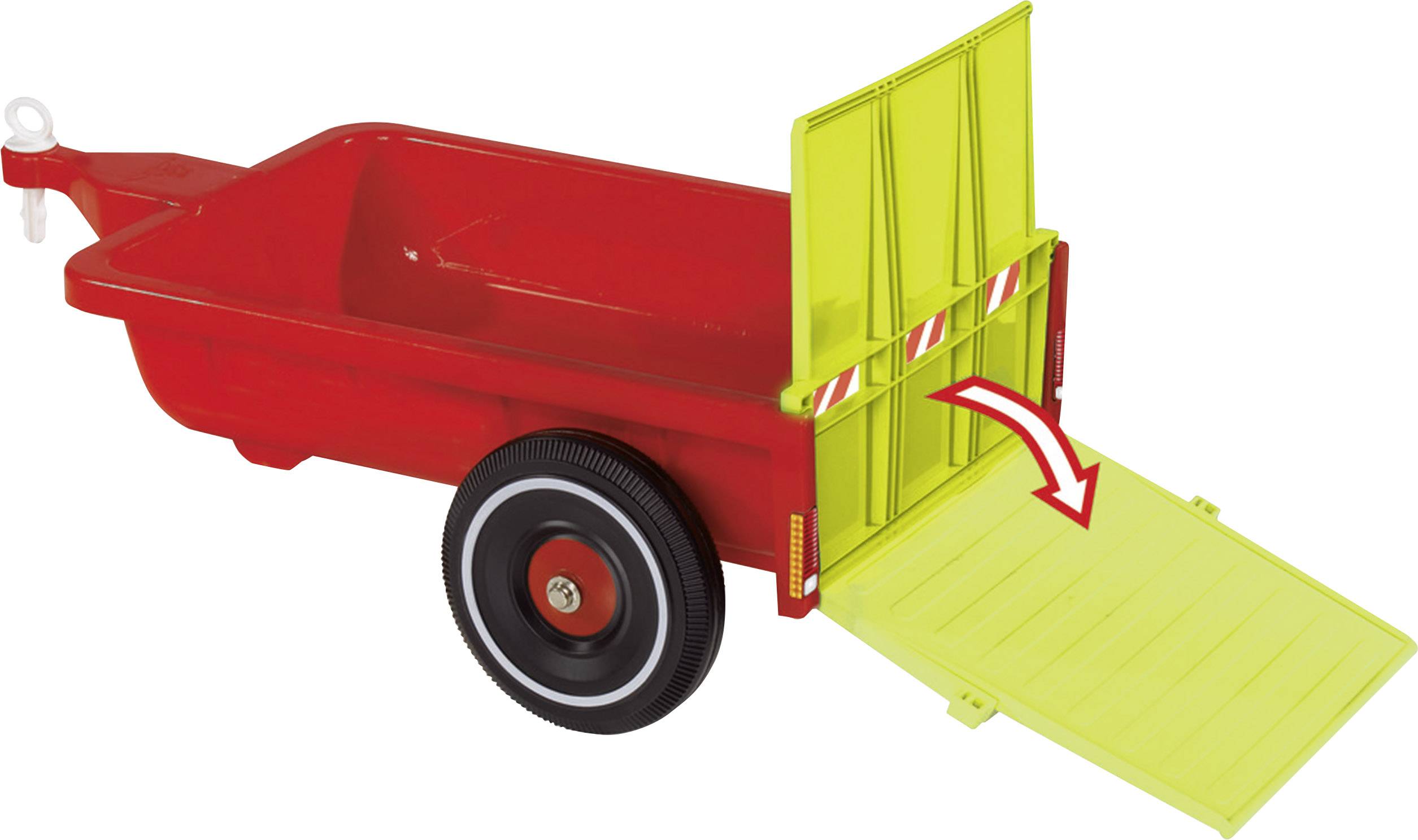 BIG BOBBYCARPETCADDY RutschautoAnhänger Grau, Rot voelkner