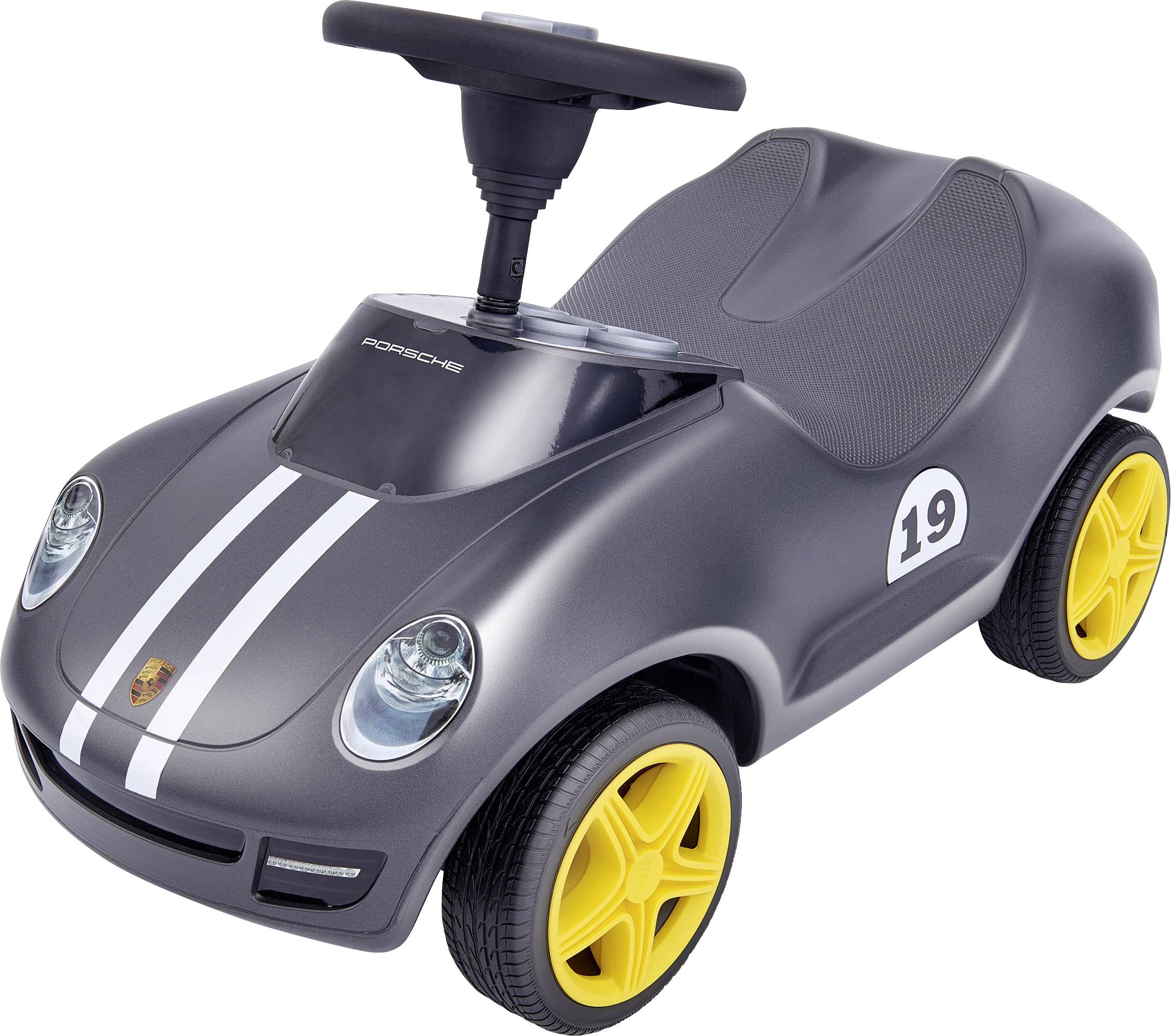Baby Porsche silber mit Rennstreifen