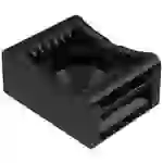Hebotec KBS 4 - 20 Klettbandsockel zum Anschrauben Schwarz 1St. Hebotec KBS 4 - 20 Klettbandsockel zum Anschrauben Schwarz 1St.