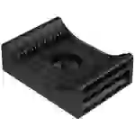 Hebotec KBS 10 - 60 Klettbandsockel zum Anschrauben Schwarz 1St. Hebotec KBS 10 - 60 Klettbandsockel zum Anschrauben Schwarz 1St.