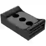 Hebotec KBS 20 - 100 Klettbandsockel zum Anschrauben Schwarz 1St. Hebotec KBS 20 - 100 Klettbandsockel zum Anschrauben Schwarz 1St.