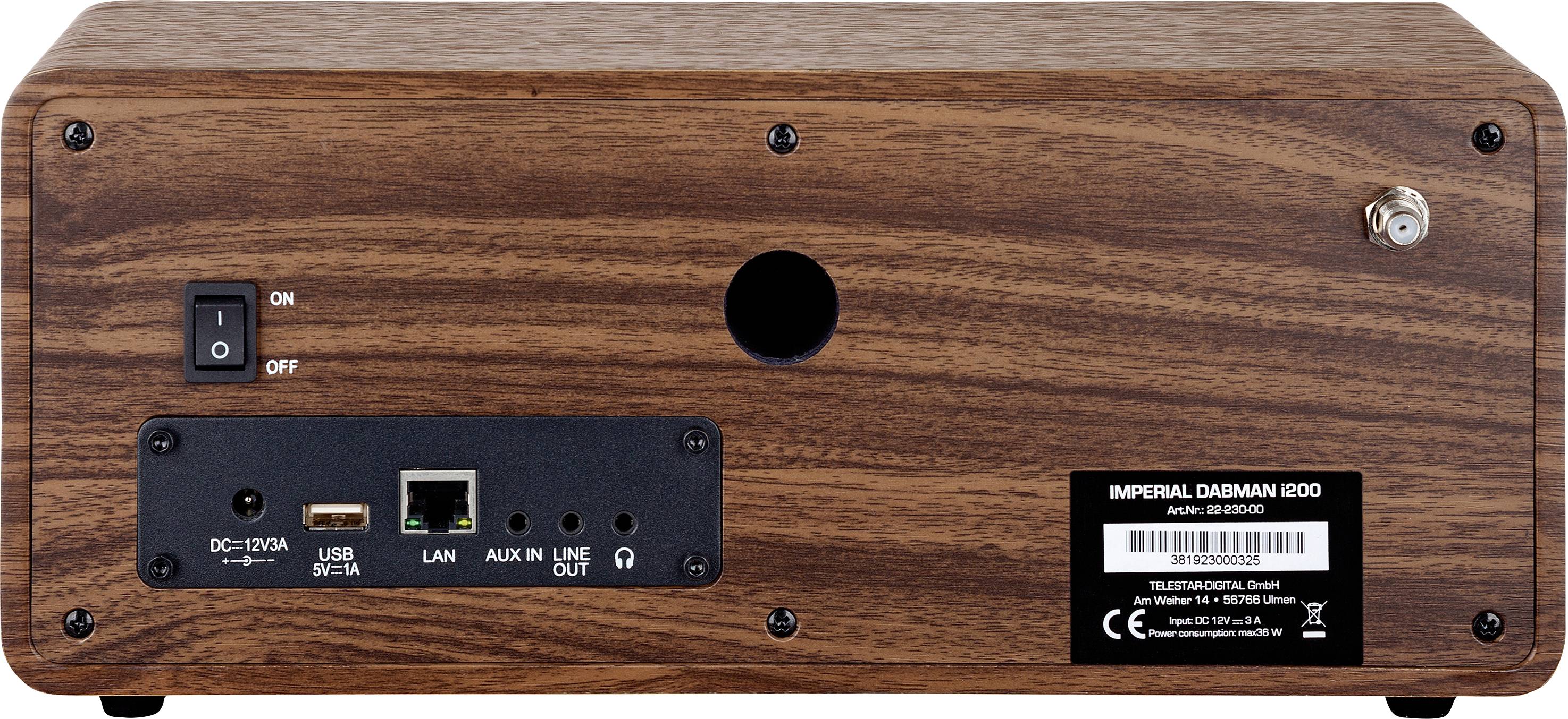 Imperial DABMAN i200 Tischradio DAB+, UKW, AUX, USB