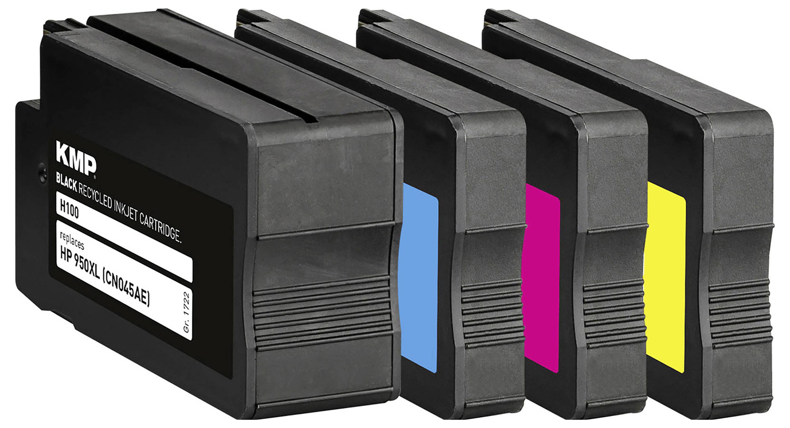 KMP MULTIPACK H100V - 4er-Pack - Schwarz, Gelb, Cyan, Magenta