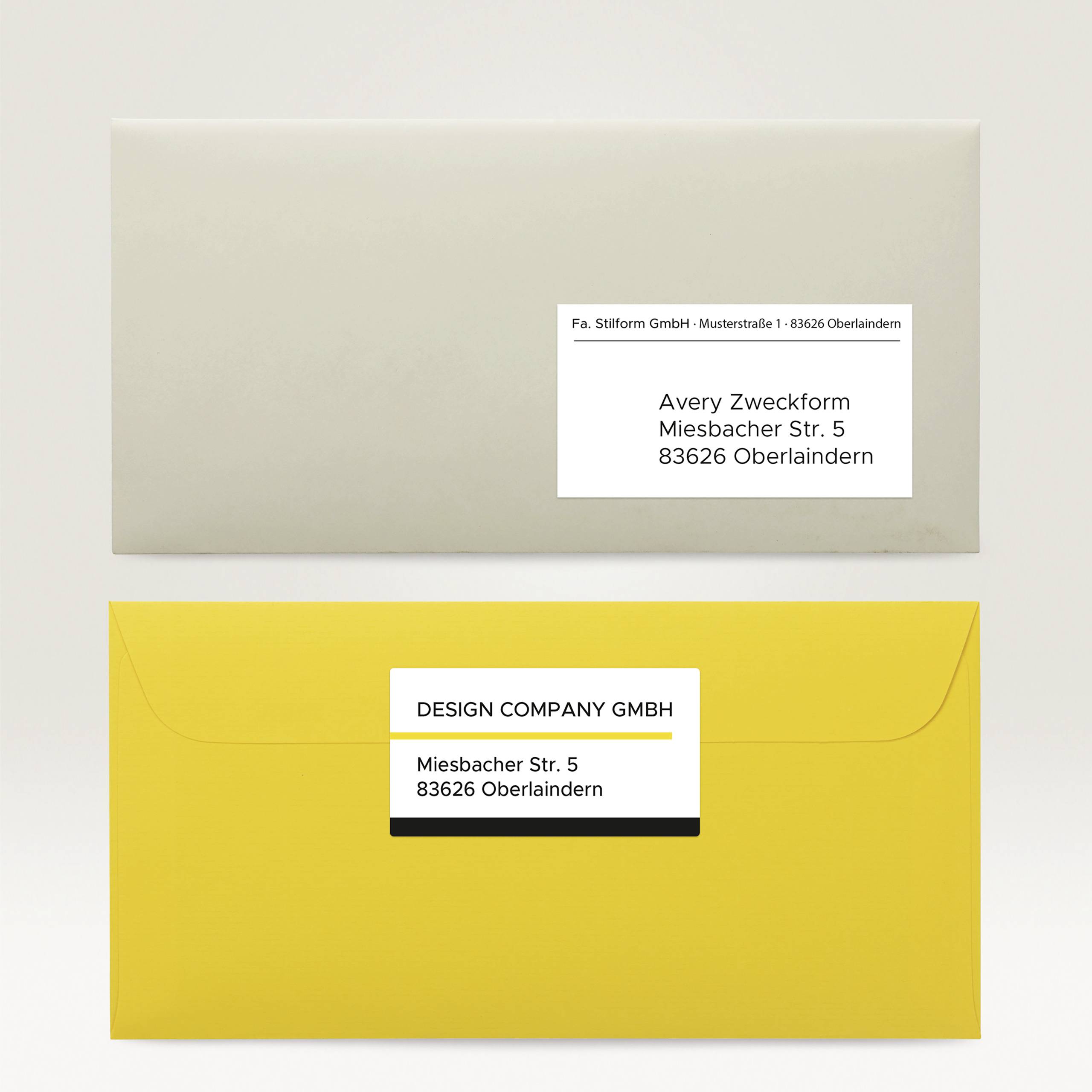 Avery-Zweckform Etiketten Rolle Kompatibel ersetzt DYMO 11352, S0722520 54 x 25mm Papier Weiß 500 St. Permanent haftend