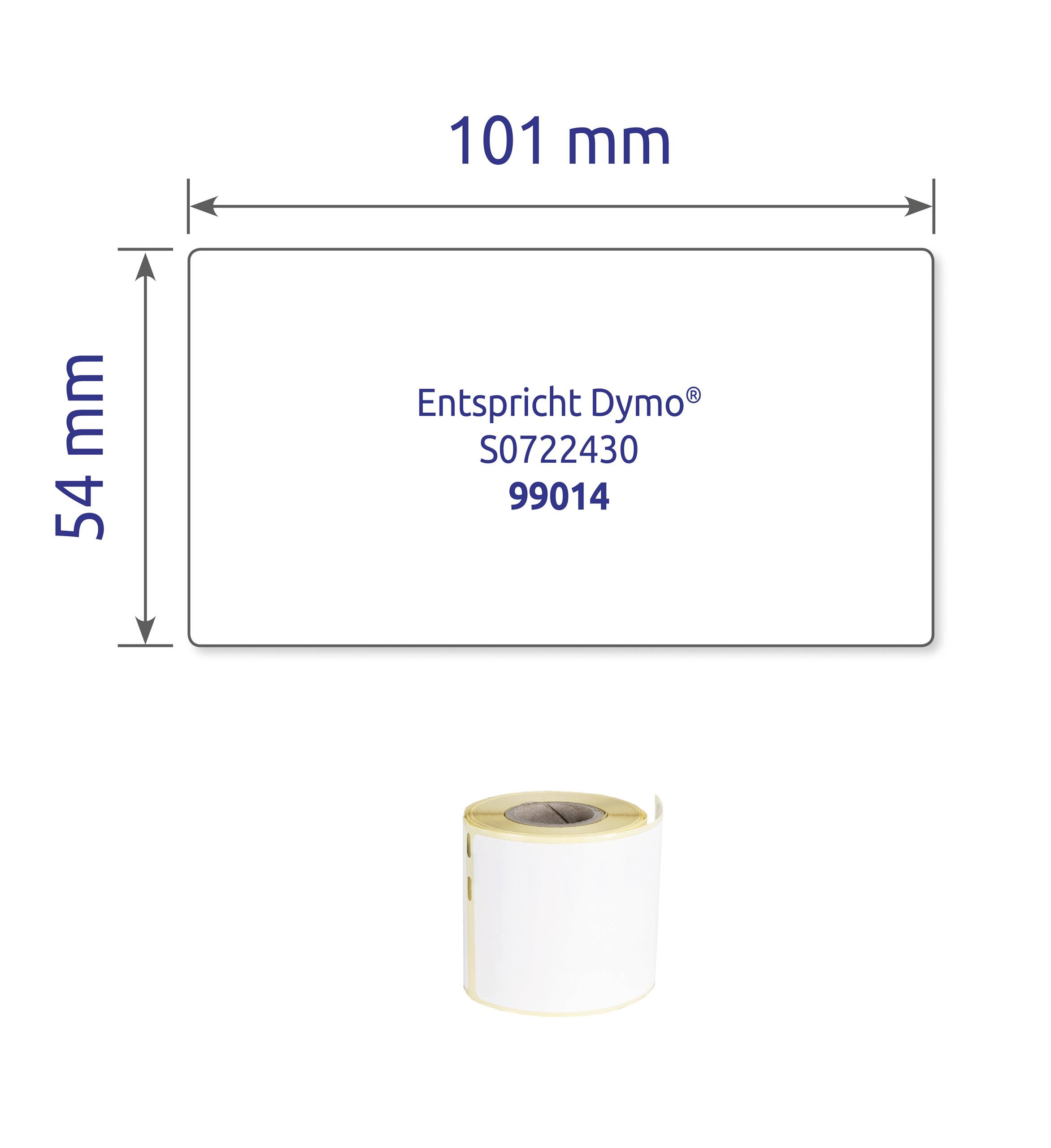 Avery-Zweckform Etiketten Rolle 101 x 54mm Papier Weiß 110 St. Permanent haftend Versand-Etiketten ASS0722430