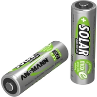 Ansmann HR06 Solar maxE Mignon (AA)-Akku NiMH 800 mAh 1.2V 2St. Ansmann HR06 Solar maxE Mignon (AA)-Akku NiMH 800 mAh 1.2V 2St.