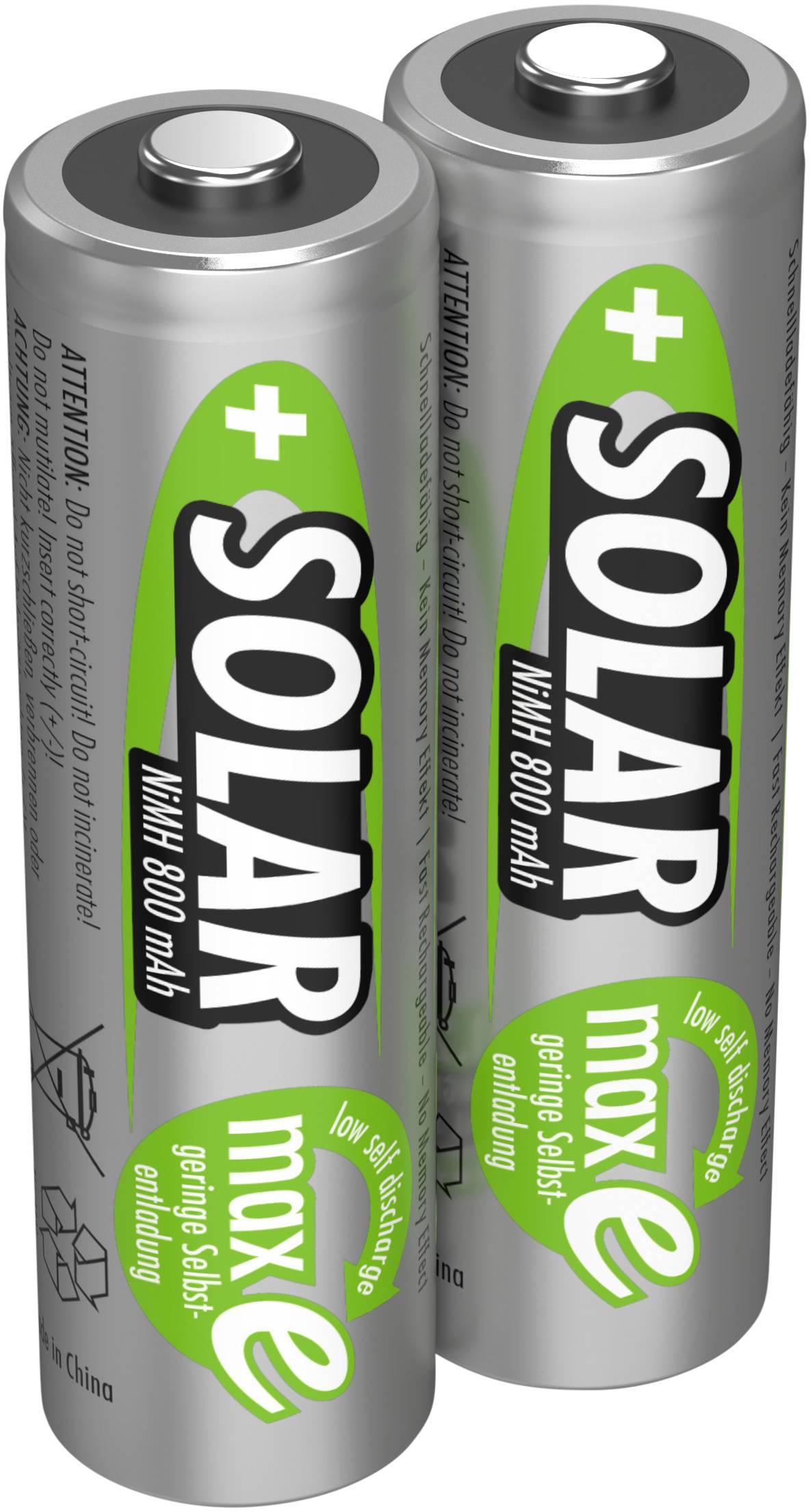 Ansmann HR06 Solar maxE Mignon (AA)-Akku NiMH 800 mAh 1.2 V 2 St.