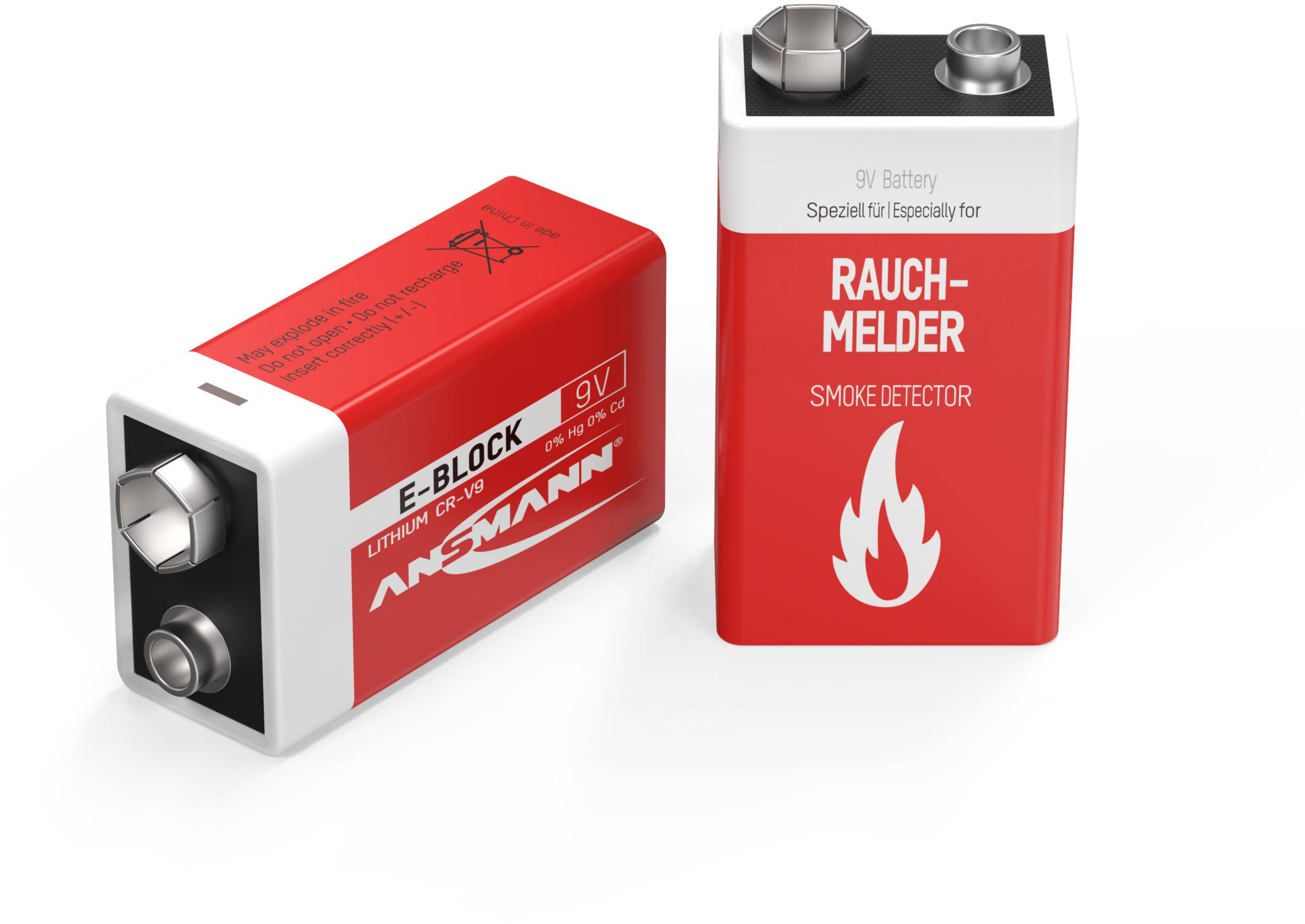 Ansmann E-Block 9V Block-Batterie Lithium 9V 1St.