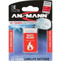 Ansmann E-Block 9 V Block-Batterie Lithium 9 V 1 St. Ansmann E-Block 9 V Block-Batterie Lithium 9 V 1 St.