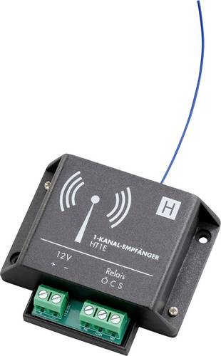 H-Tronic HT1E Funkempfänger 1-Kanal Frequenz 868.35 MHz 12 V/DC