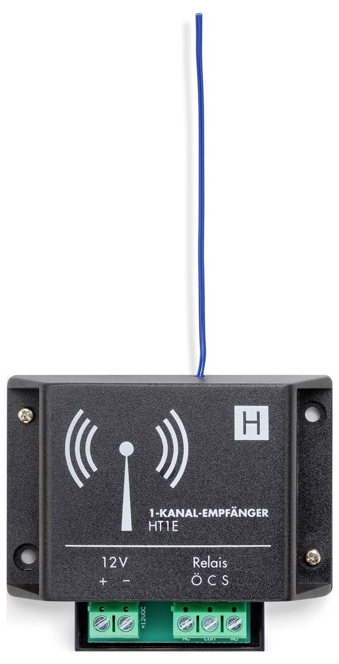 H-Tronic HT1E Funkempfänger 1-Kanal Frequenz 868.35MHz 12 V/DC