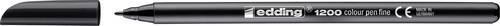Edding Fasermaler 4-1200001 Schwarz 1 mm