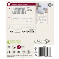Paulmann MaxLED 1000 70588 LED-Streifen-Basisset mit Stecker 24V 3m Warmweiß 1St. Paulmann MaxLED 1000 70588 LED-Streifen-Basisset mit Stecker 24V 3m Warmweiß 1St.