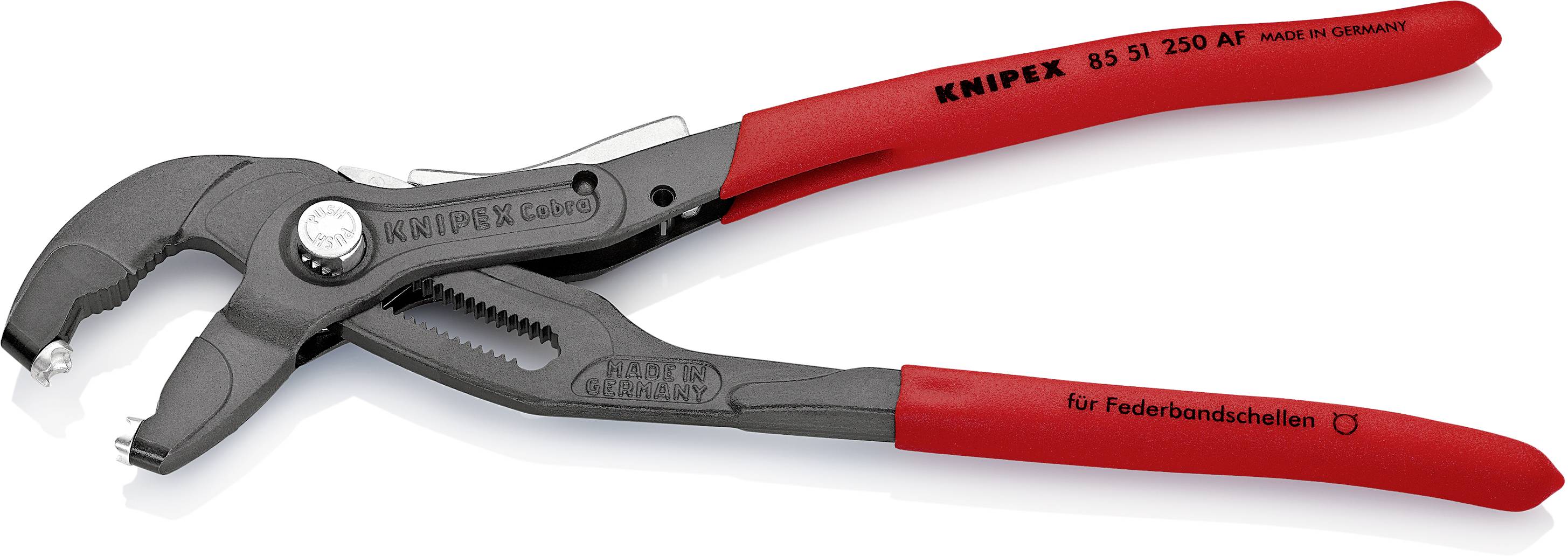 Knipex 85 51 250 AF Federbandschellenzange 1St.