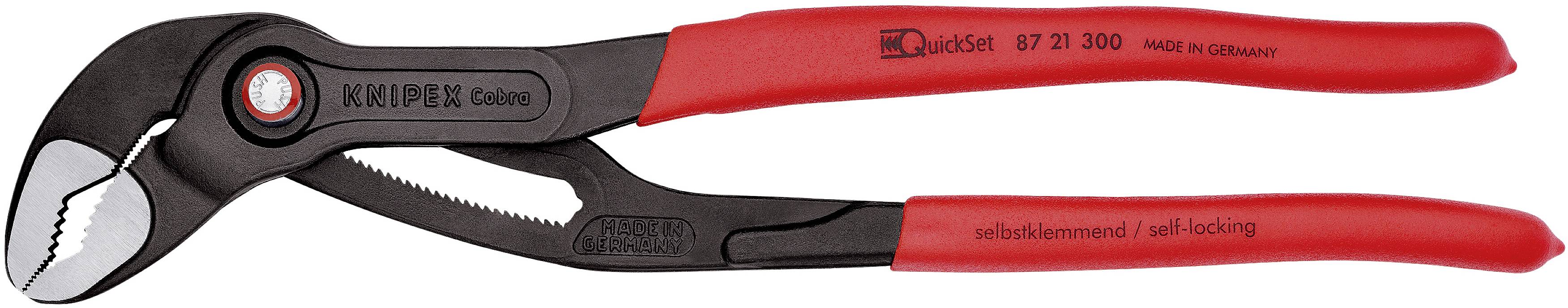 Knipex Cobra® QuickSet 87 21 300 Wasserpumpenzange Schlüsselweite (metrisch) 60 mm 300 mm