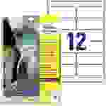 Avery-Zweckform L7913-10 Folien-Etiketten 99.1 x 42.3mm Polyethylenfolie Weiß 120 St. Permanent haftend Farblaserdrucker