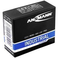 Ansmann Lithium Industrial LR03 Micro (AAA)-Batterie Lithium 1150 mAh 1.5V 10St. Ansmann Lithium Industrial LR03 Micro (AAA)-Batterie Lithium 1150 mAh 1.5V 10St.