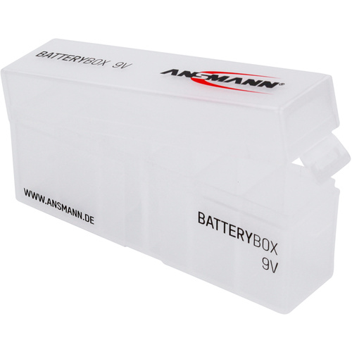 Ansmann Box 9V Batteriebox 6x 9V Block (L x B x H) 125 x 34 x 53mm