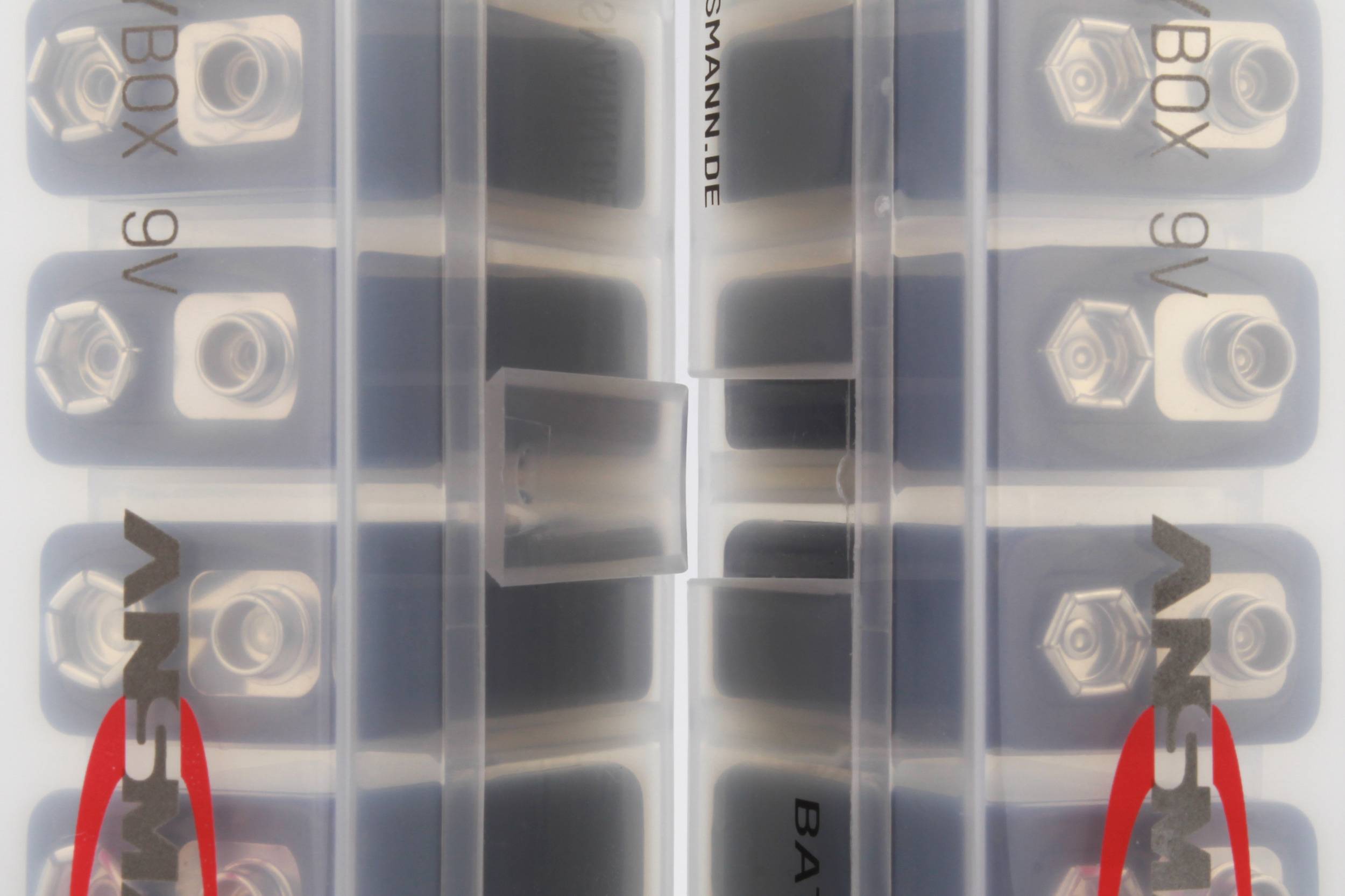 Ansmann Box 9V Batteriebox 6x 9V Block (L x B x H) 125 x 34 x 53mm