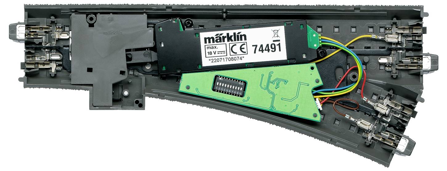 Märklin H0 C-Gleis (mit Bettung) 24802 Ergänzungs-Set Digital D2