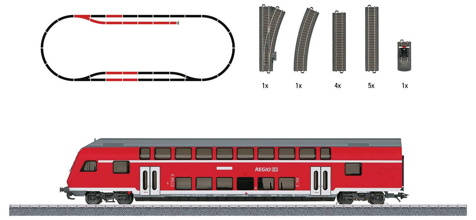 Märklin 78479 H0 Ergänzungs-Set Steuerwagen der DB AG