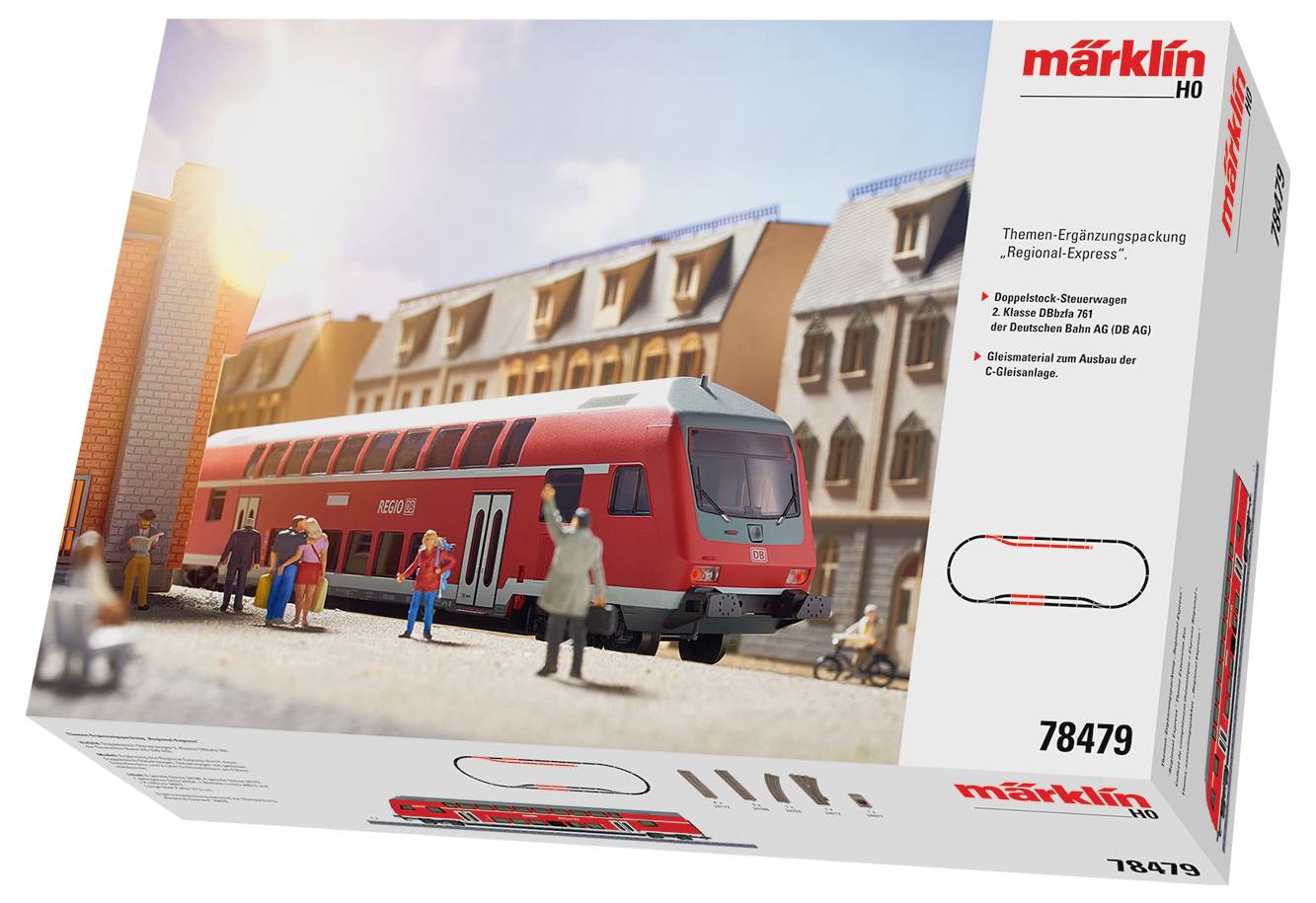 Märklin 78479 H0 Ergänzungs-Set Steuerwagen der DB AG