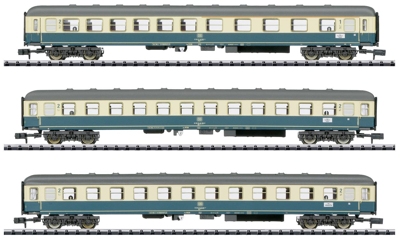 MiniTrix T15639 N 3er-Set Schnellzugwagen der DB