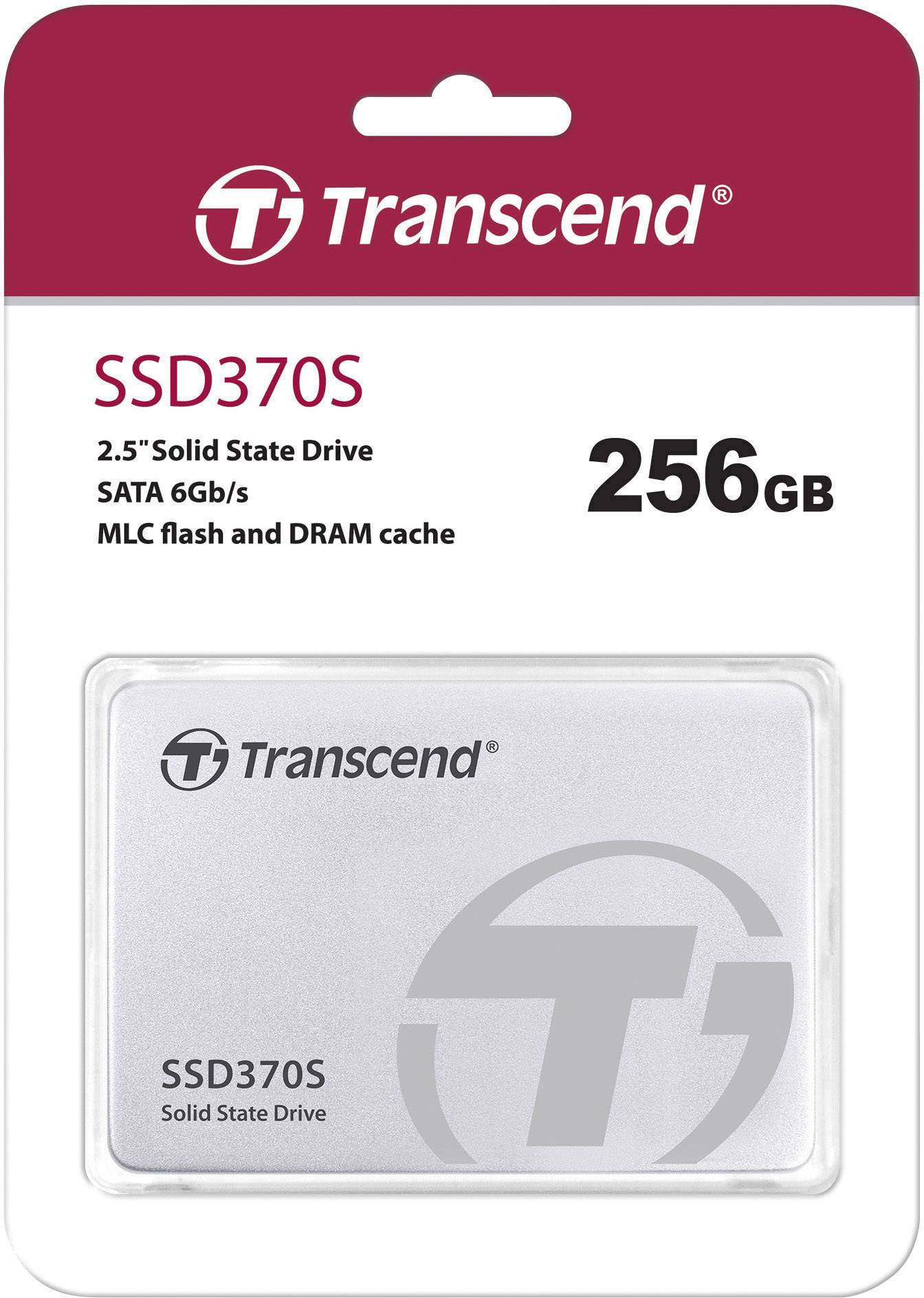Transcend SSD370S 256 GB Interne SATA SSD 6.35 cm (2.5 Zoll) SATA 6 Gb/s Retail TS256GSSD370S