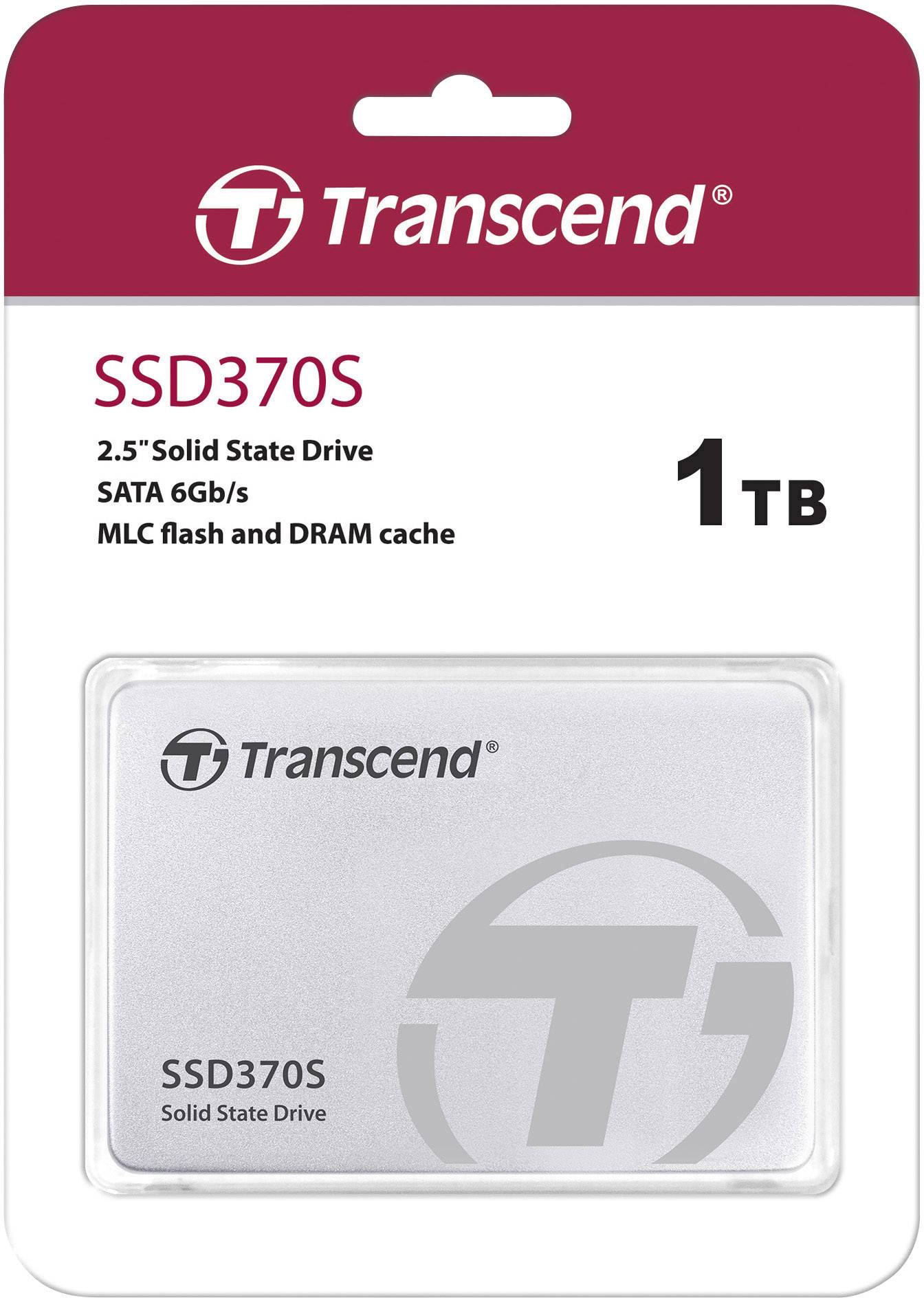 Transcend SSD370S 1 TB Interne SATA SSD 6.35 cm (2.5 Zoll) SATA 6 Gb/s Retail TS1TSSD370S