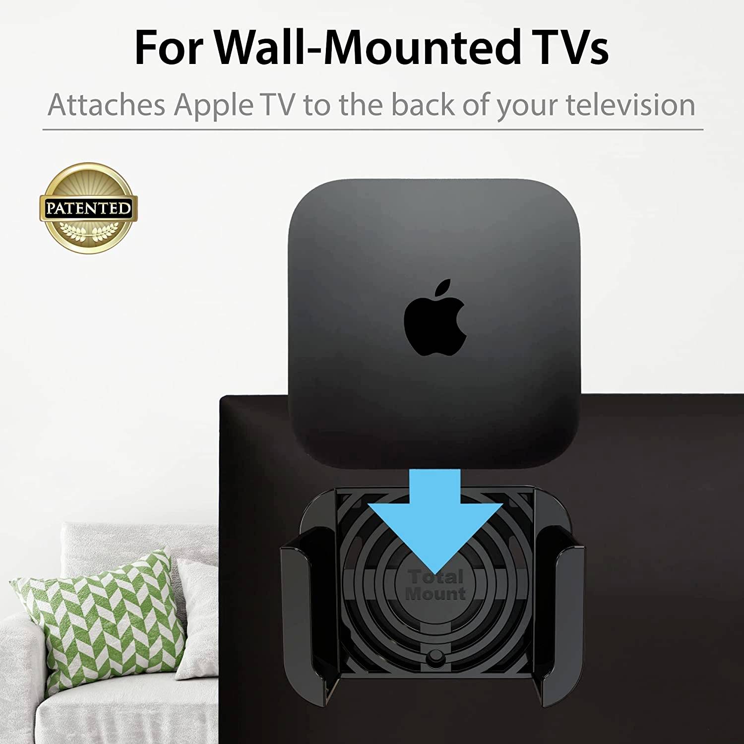 Total Mount Mounting System für Apple TV Geräte (Gen. 2, 3, 4, 5, 6 und 4K 2022)