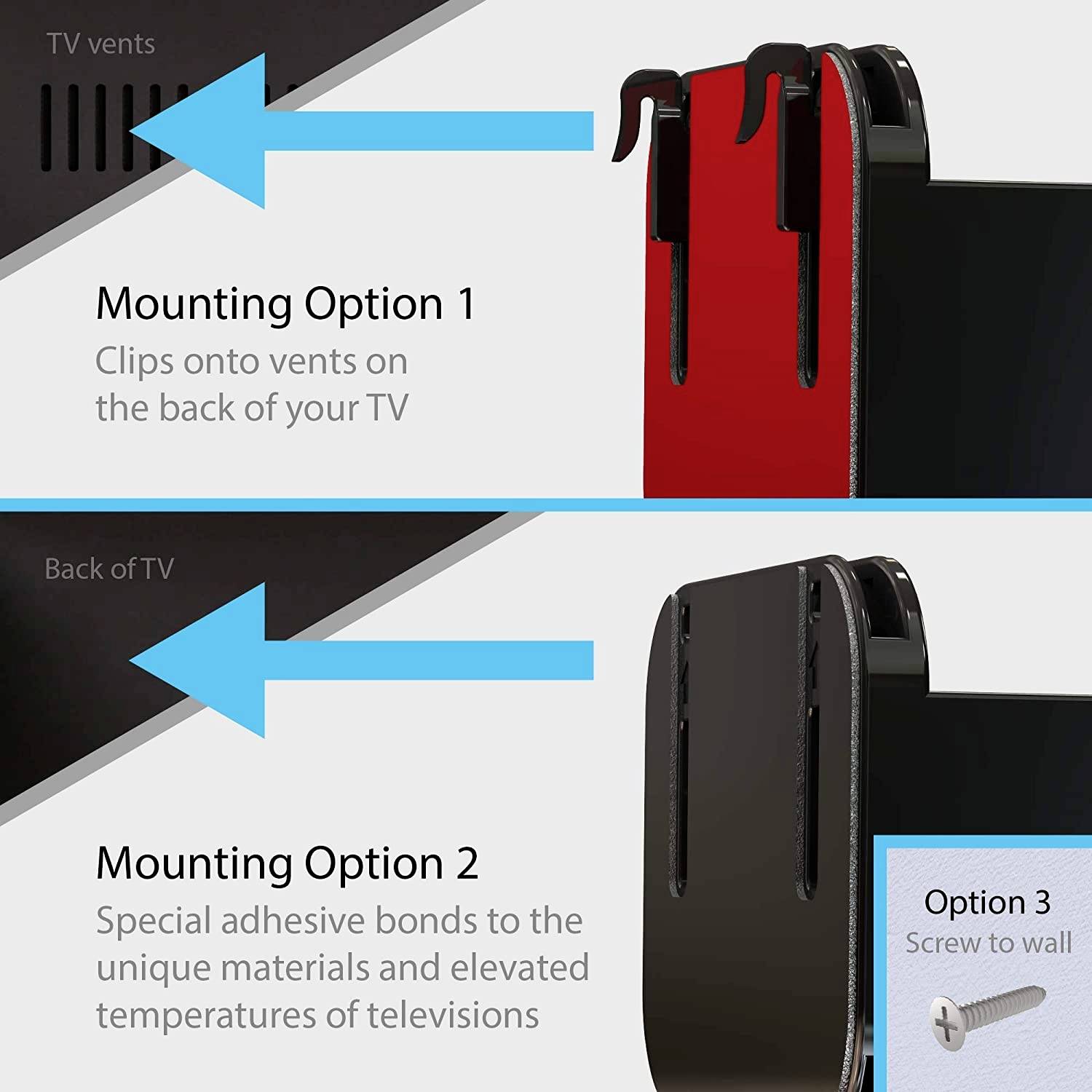 Total Mount Mounting System für Apple TV Geräte (Gen. 2, 3, 4, 5, 6 und 4K 2022)