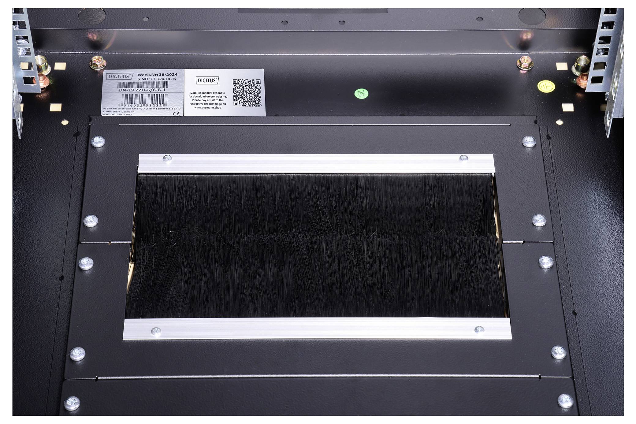 Digitus DN-19 22U-6/8-B-1 19 Zoll Netzwerkschrank (B x H x T) 600 x 1164 x 800mm 22 HE Schwarz (RAL 9005)