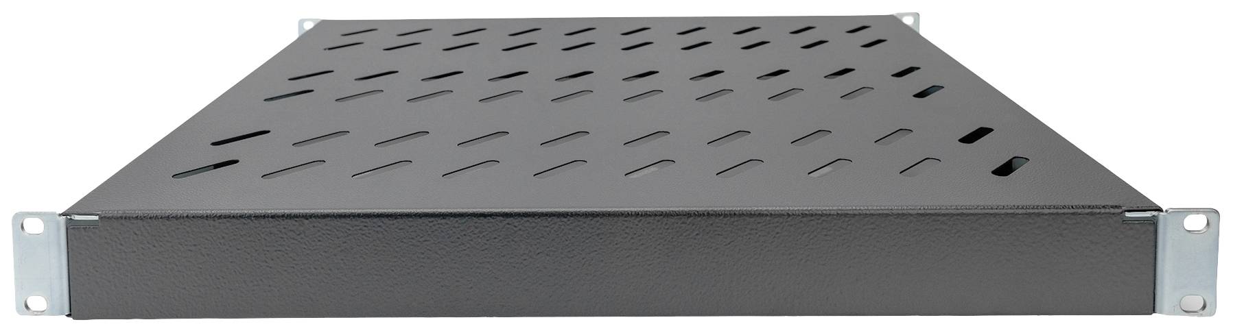 Digitus DN-97645 19 Zoll Netzwerkschrank-Geräteboden 1 HE variable Befestigungsschienen Geeignet für Schranktiefe: 600 mm Schwarz