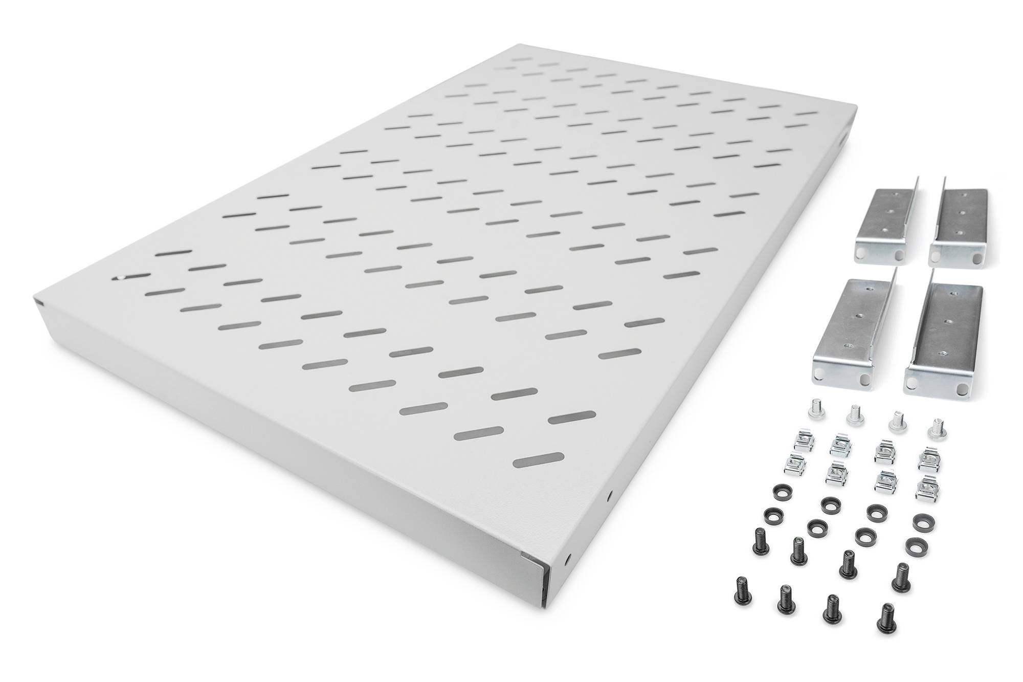 Digitus DN-97648 19 Zoll Netzwerkschrank-Geräteboden 1 HE variable Befestigungsschienen Geeignet für Schranktiefe: 1000mm