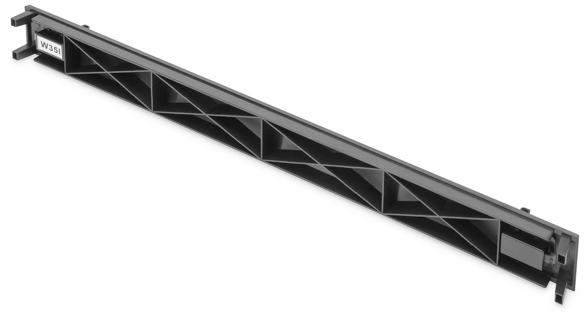 Digitus DN-97651 19 Zoll Netzwerkschrank-Blindabdeckung 1 HE Schwarz (RAL 9005)