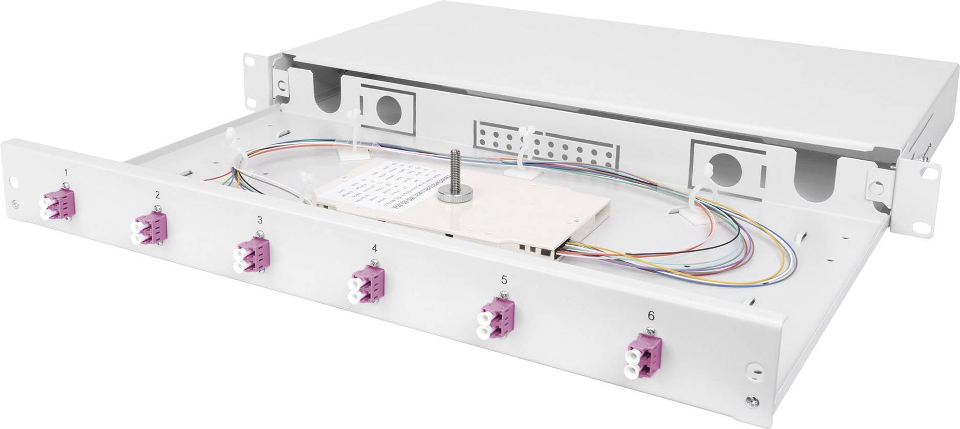 Digitus DN-96330-4 LWL-Patchpanel 6 Port LC 1 HE