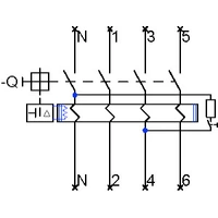 Siemens 5SV33446KL FI-Schutzschalter A 4polig 40A 0.03A 400V Siemens 5SV33446KL FI-Schutzschalter A 4polig 40A 0.03A 400V