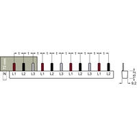 Siemens 5ST3667 Sammelschiene 63A Siemens 5ST3667 Sammelschiene 63A