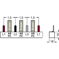 Siemens 5ST3714 Sammelschiene 80A Siemens 5ST3714 Sammelschiene 80A